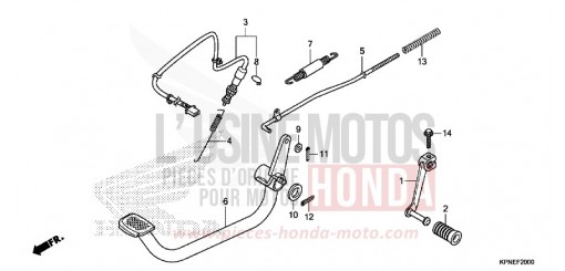 PEDAL (GLR1251WHF/2WHF) GLR1251WHF de 2015
